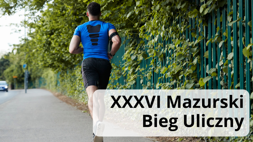 mężczyzna biegnie po ulicy